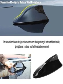 1入組車頂魚翅設計裝飾 - 黑色 - 查看 5