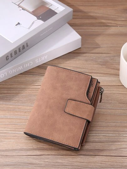 撞色装订口袋钱包小号证件窗双折男士钱包便携现金白领上班族女大学生工作商务通勤办公室周年纪念情侣生日礼物情人节礼物男士钱包钱包小钱包男士钱包真皮