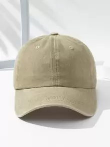 Men Solid Baseball Cap