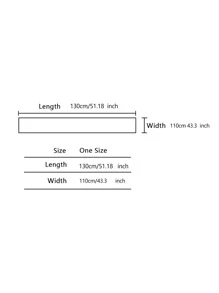 鋸齒圖案流蘇裝飾披肩 - 玫紅色 - 查看 3