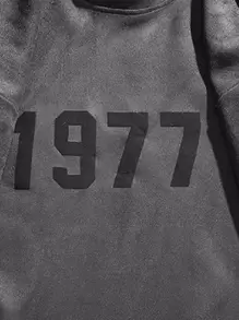 Men Letter Graphic Tee - Dark Grey - View 3