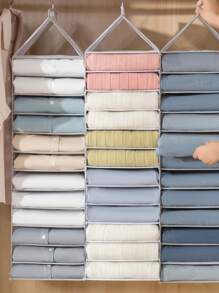 1入組白色懸掛式儲物袋家用極簡滌綸懸掛式儲物袋 - 白色 - 查看 1