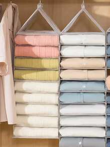 1入組白色懸掛式儲物袋家用極簡滌綸懸掛式儲物袋 - 白色 - 查看 2