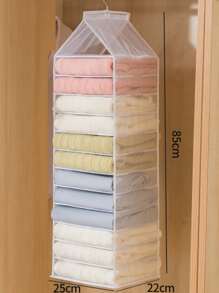 1入組白色懸掛式儲物袋家用極簡滌綸懸掛式儲物袋 - 白色 - 查看 3