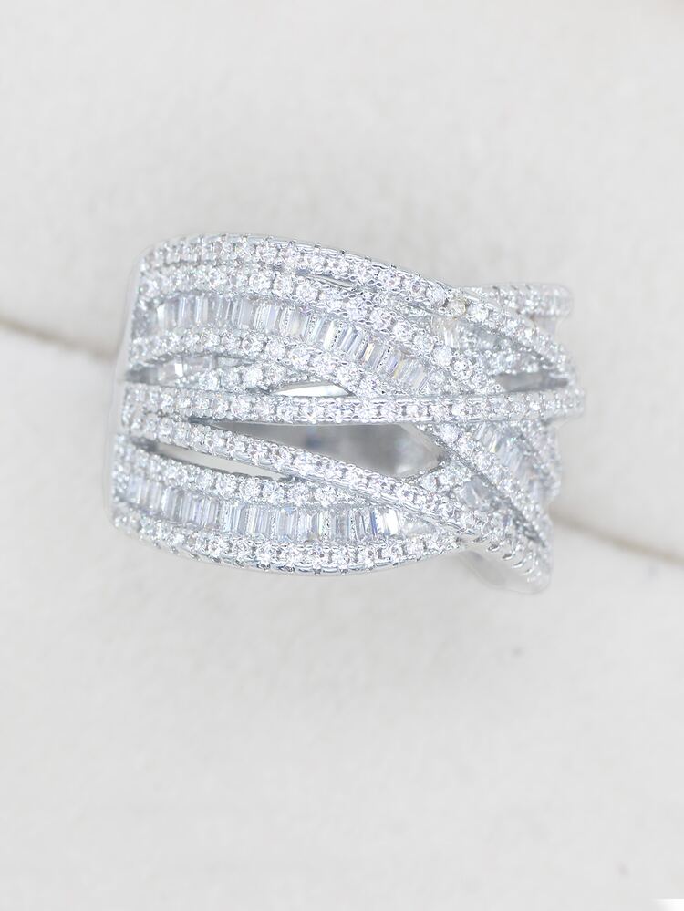 Anillo zirconia cúbica - Blanco - Añade 2