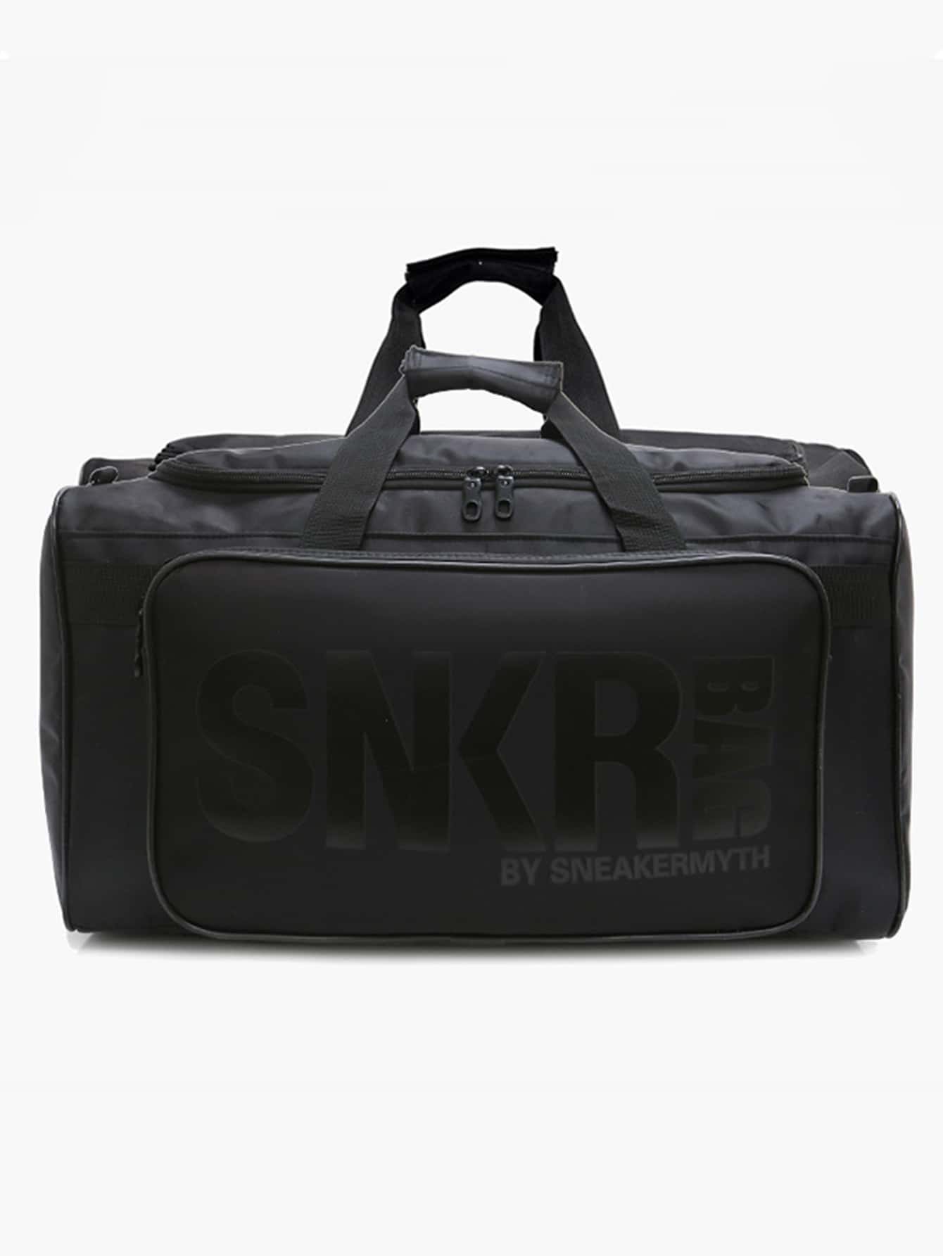 1入組字母圖案訓練包 - 黑色 - 查看 1