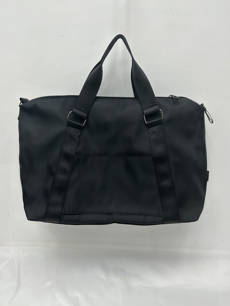 Solid Large Capacity Training Bag Travel Bag - Black - View 2