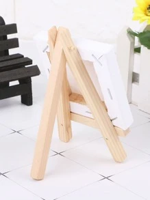 2pcs Mini Wooden Easel - Brown - View 2