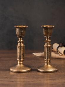 创意家居装饰 婚礼烛台 婚房装饰 - 金色 - 查看 4