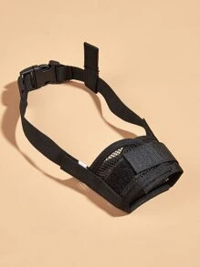 Cubierta para la boca del perro, máscara bebible para perros pequeños y medianos - Negro - Ver 2