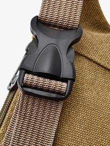 Letter Graphic Running Bag - Khaki - View 7