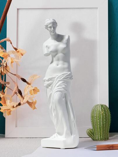 Estatua de Discóbolo como decoración navideña, mejor regalo para decorar tu hogar