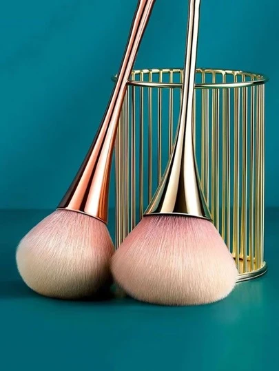 2pcs Powder & Blush Brush Rose Gold Powder Blush Brush Professional Makeup Brush Face Beauty Make Up Tools Fluffy Cosmetic Brush,Brush Set,Makeup Brush Kit,Make Up Brush Set,Make Up Set Complete,Makeup Brush Set,Complete Makeup Kit,Brush Kit,Brushes Makeup Set,Makeup Gift Set,Set