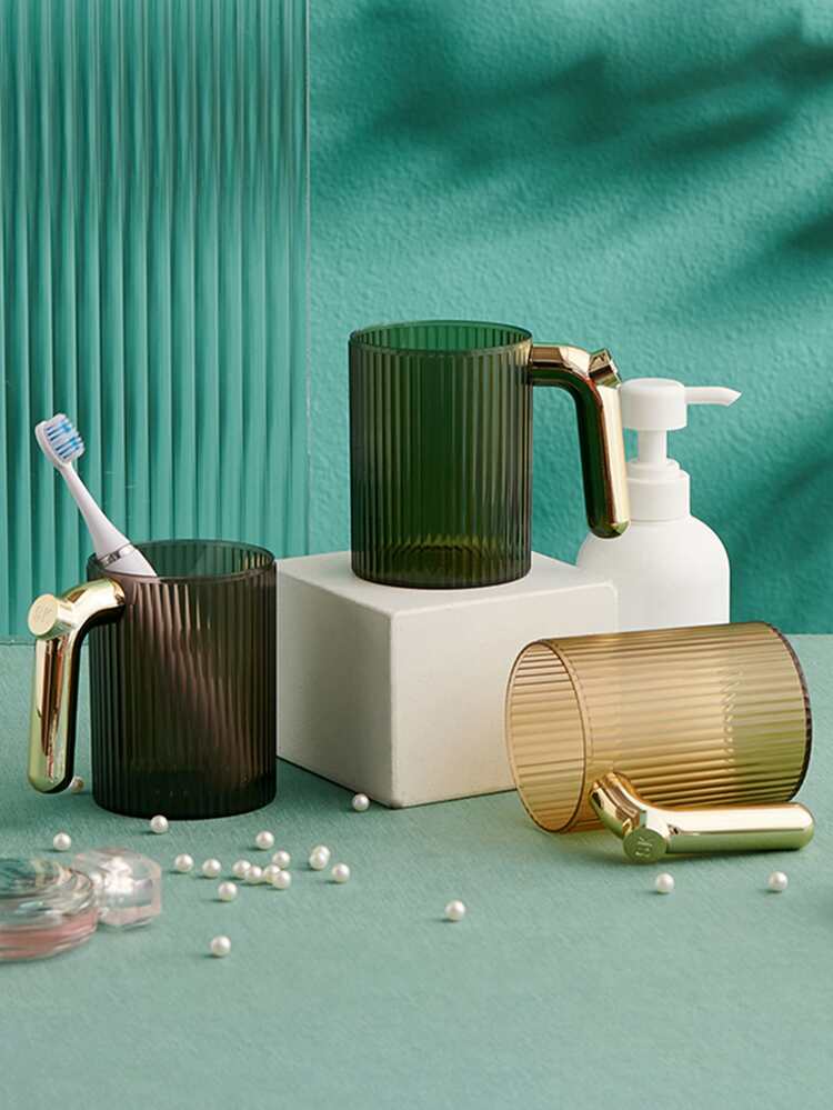 Tazza per spazzolino da denti, tazze da bagno, porta spazzolino da denti, design da bagno, tazza per risciacquo dei denti, tazze per collutorio riutilizzabili, design a per il bagno