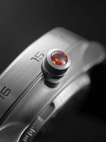 CIGADesign Hombres Reloj mecánico de puntero redondo - Naranja - Ver 3