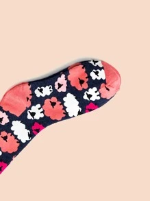 Cartoon Sheep Pattern Crew Socks - Multicolor - View 3