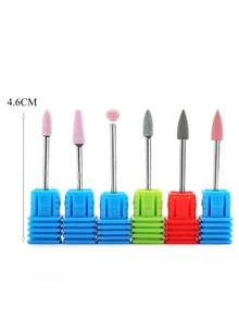 6pcs Nail Polishing Head - Multicolor - View 4