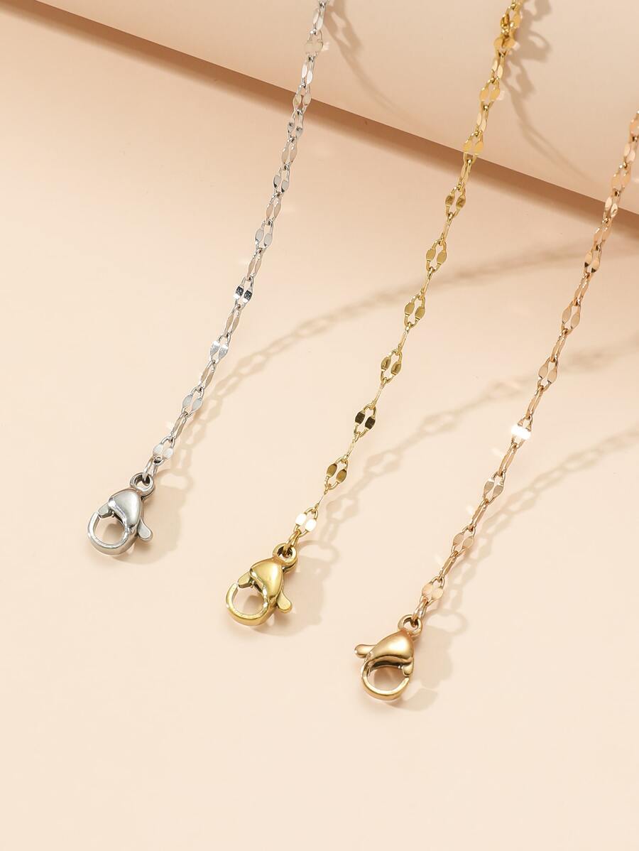 3pcs/set Minimalist Chain Necklace