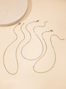 3pcs/set Minimalist Chain Necklace