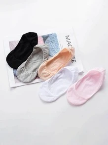 3 đôi vớ vô hình màu ngẫu nhiên - Nhiều màu - Xem 2