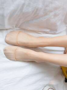 3 đôi vớ vô hình màu ngẫu nhiên - Nhiều màu - Xem 8