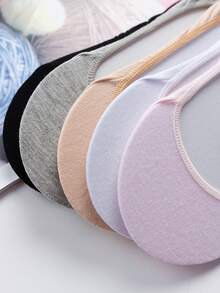 3 đôi vớ vô hình màu ngẫu nhiên - Nhiều màu - Xem 10