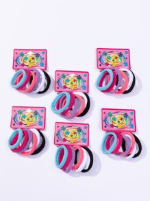 72入組極簡髮圈 - 彩色 - 查看 2