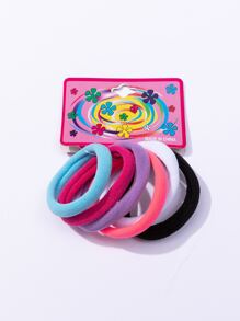 72入組極簡髮圈 - 彩色 - 查看 3