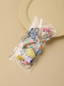 18入組兒童文具鑰匙鍊 - 彩色 - 查看 5