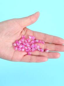 100入組/套6mm釘珠DIY首飾配件 - 玫瑰紅 - 查看 2