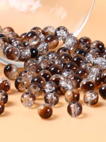 100pcs/set 6mm Bead DIY Jewelry Accessory - Brown - View 3