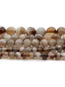 Fashionable Stone DIY Bead For Women For DIY Jewelry Making - Coffee Brown - View 2