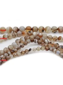 Fashionable Stone DIY Bead For Women For DIY Jewelry Making - Coffee Brown - View 3