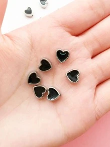 20pcs/Set Heart Design DIY Bead Valentines - Black - View 3