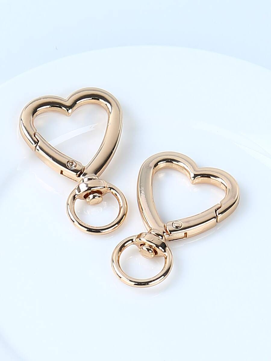 2入組/套心形小龍蝦扣DIY首飾配件