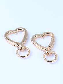 2入組/套心形小龍蝦扣DIY首飾配件