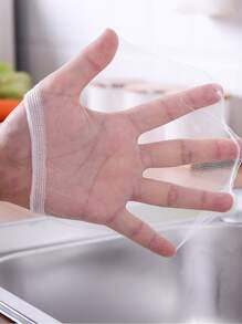 Bolsa de malla de colador desechable de 100 piezas, bolsa de filtro de malla de poliéster minimalista para cocina - Blanco - Ver 4