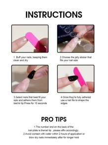 YADORNOS Get Romantic With 24pcs Long Coffin Green Checkerboard French Plaid Pattern Fake Nail & 1pc Nail File & 1sheet Nail Tape For Women And Girls Press On Nails Nail Supplies - Multicolor - View 6