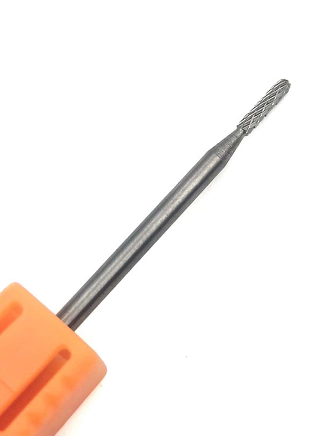 hytoos 1入組碳化鎢指甲鑽頭3/32英寸旋轉鑽頭修指甲指甲鑽配件銑削工具 - 彩色 - 查看 1