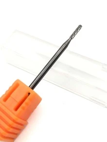 hytoos 1入組碳化鎢指甲鑽頭3/32英寸旋轉鑽頭修指甲指甲鑽配件銑削工具 - 彩色 - 查看 3