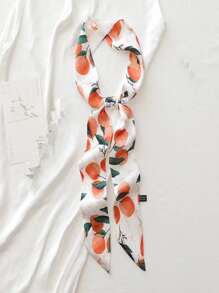 Pañuelo con estampado de fruta - Multicolor - Ver 1