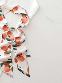 Pañuelo con estampado de fruta - Multicolor - Ver 2