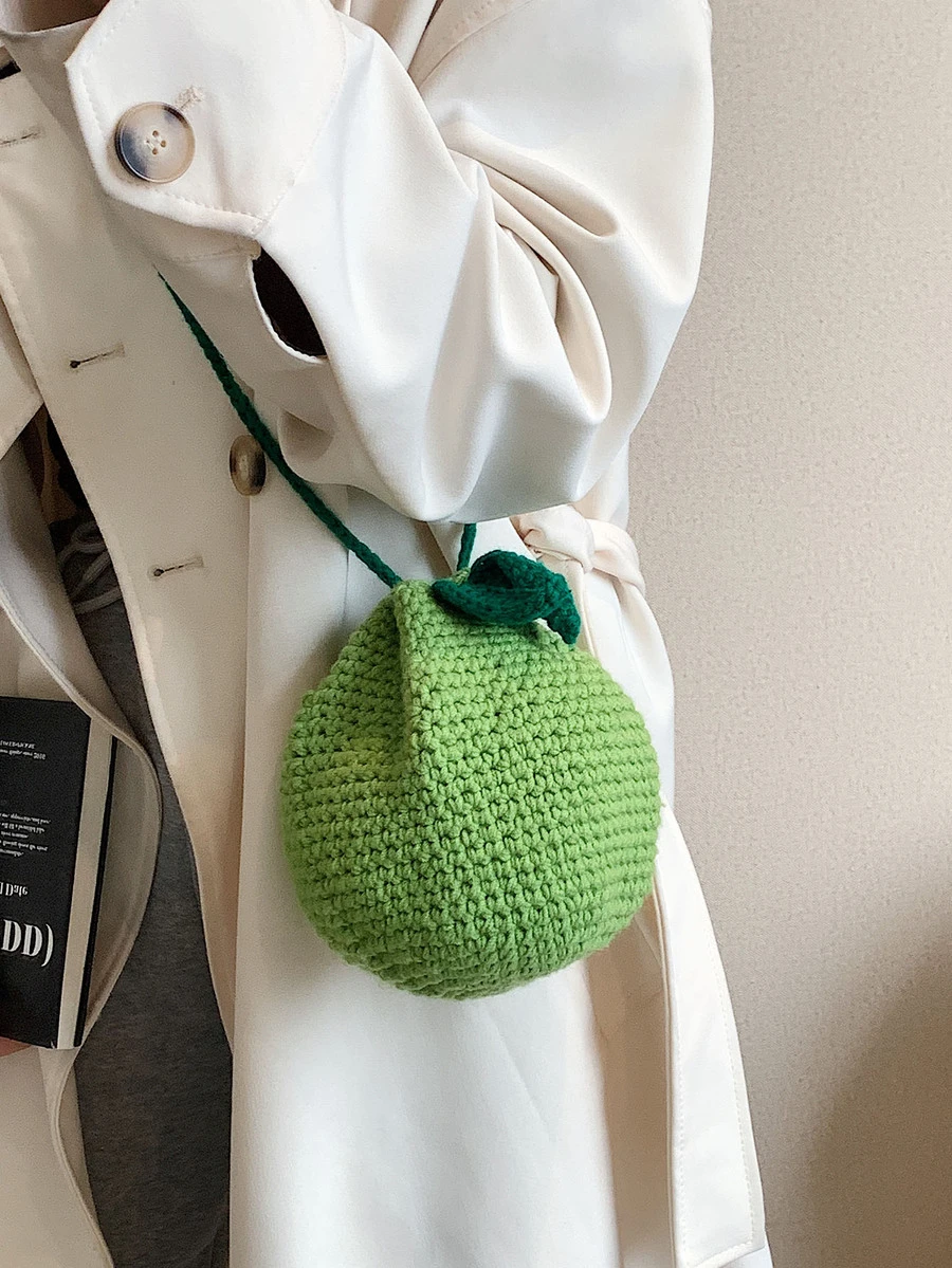 Mini Minimalist Crochet Bag | SHEIN USA