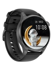 SANLEPUS Reloj inteligente de forma redonda - Negro - Ver 2