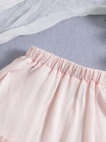 Toddler Girls Ruffle Hem Skirt - Pink - View 5