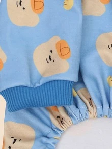 1 Stück Haustier Jumpsuit Cartoon Grafik - Verschiedenfarbig - Übersicht 3