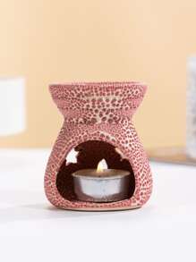 1pc Porcelain Candle Holder, Creative Hollow Out Starfish Design Candle Stand For Home Decor - Multicolor - View 2