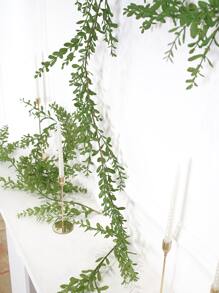 1 Nhựa Nhân Tạo Hoa Cây Nho, Cottagecore Xanh Vòng Hoa Nhân Tạo Cho Đảng - màu xanh lá - Xem 1