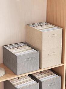 1 件衣服收纳盒柜，多层衣柜收纳架，米色装饰秋季装饰节日装饰房间装饰家居装饰秋季装饰卧室装饰 - 米色 - 查看 3