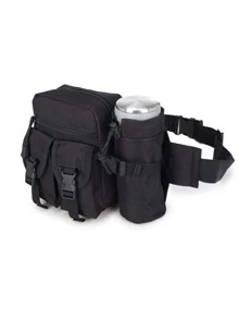 Bolsa Pochete/Bolsa de Cintura Masculina para Acampamento, Pesca, Viagem, Caminhada, Garrafa de Água, Esportes ao Ar Livre, Escalada, Bolsa de Quadril, Bolsa de Ombro, Mochila, Bolsa de Peito, Bolsa de Halloween, Natal, Ação de Graças, Férias, Bolsa Mensageiro, Bolsa de Couro, Bolsa de Ombro, Grande Capacidade, Multifuncional, Portátil, Moda Casual, Presente
